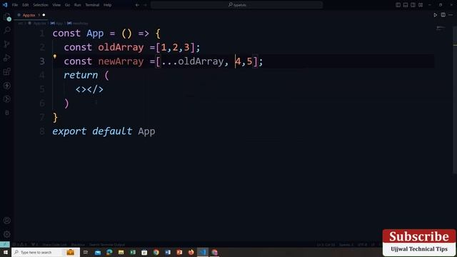 React JS Tutorial - Basic to Advance  ? React ES6 Spread Operator Expanding Arrays