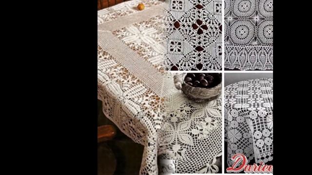 Вязание Скатерти - видео - образцы работ 2019 / Knitting Tablecloths - Video / Knitting Tischdecken