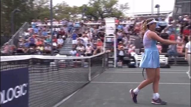 Coco Vandeweghe vs Anastasia Gasanova. Coco waves off handshake. (FULL STORY) смотреть онлайн