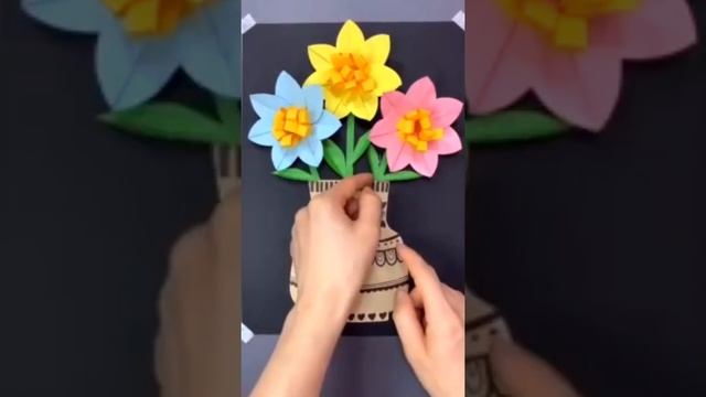 4 Идеи простых поделок из бумаги своими руками | Открытки, цветы, оригами смотреть онлайн