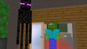 MONSTERS VS ENTITY FAMILY - MINECRAFT ANIMATION