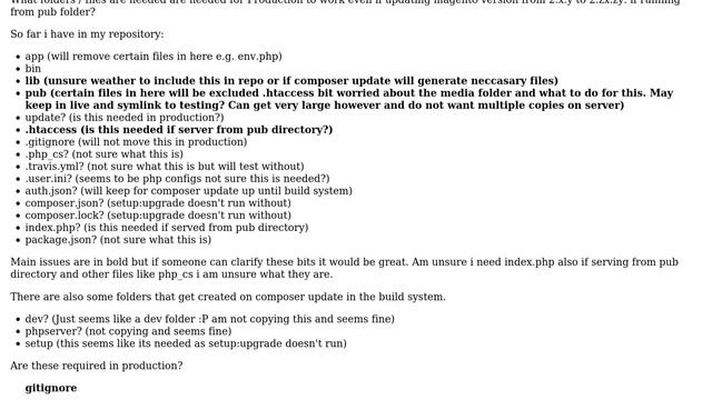 Magento: GIT deployment and what files are required in production environment смотреть онлайн