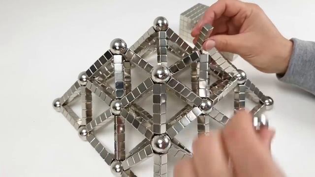 Магнитный АСМР. Октаэдр внутри куба смотреть онлайн