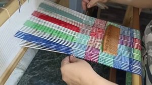 Ткачество.Как формировать ровные края при ткачестве в технике "Пряник"