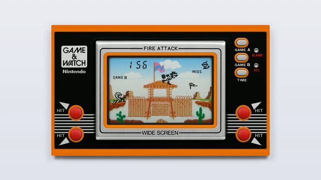 Game & Watch - Fire Attack (c)1982 Nintendo