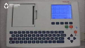 Работа электрокардиографа Schiller CARDIOVIT AT-101