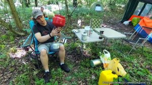 Как заправить туристический баллон.