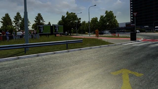 Assetto Corsa in VR| Camaro ZL1 V8 sound ,goes straight limiter смотреть онлайн