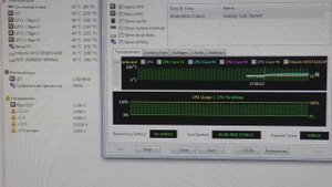 XEON E5450 Тест температуры под 100% нагрузкой