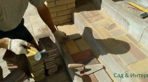 Преображение крыльца. Облицовка ступеней тротуарной плиткой. Мастер класс.
