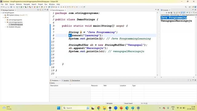 Mutable String | Immutable String | Java | Venugopal