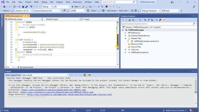 Arduino Uno GDB Debugging смотреть онлайн