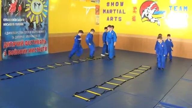 Клуб дзюдо частной школы 