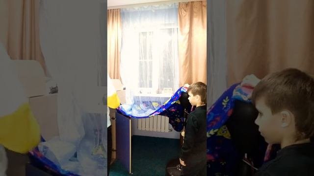 💖// построили шалаш дома!//своими руками//