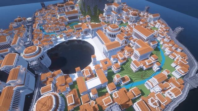 [4K] Minecraft Greek Ancient City Project - 60 Hours Timelapse + Download смотреть онлайн