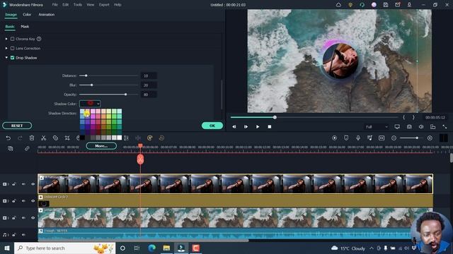 How to Add an Audio Visualizer Effect in Filmora 11 - Audio Visualizer in Filmora Tutorial смотреть онлайн