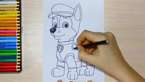 Как нарисовать щенка Гонщика! Щенячий патруль! | How to draw Racing puppy | Puppy patrol