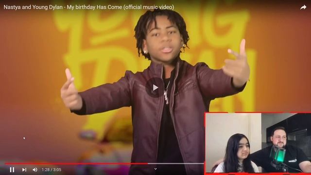 #likenastya | Nastya and Young Dylan - My birthday Has Come | Lina React to @LikeNastyaofficial
