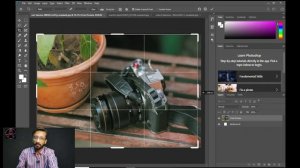 Crop Tool I Adobe Photoshop for Beginners - Class # 4 I Memon Graphics Academy