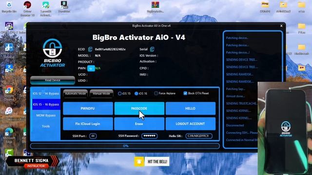 Unlock Passcode / iPhone Unavailable iOS 16.5 - 15xx iPhone X With Sim Working || BigBro_Activator?
