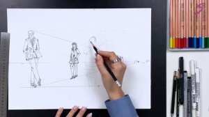 Рисование. Линейная перспектива. Люди. Положение объектов в пространстве