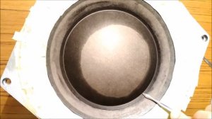 Вскрытие пыльника динамика 75ГДН-5 для ремонта датчика ЭМОС