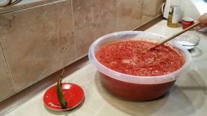 #АДЖИКА по ГРУЗИНСКИ БЕЗ ВАРКИ/из  ПОМИДОР, КРАСНОГО ПЕРЦА с ЧЕСНОКОМ /ЛУЧШИЙ РЕЦЕПТ/#АДЖИКА#ADJIKA