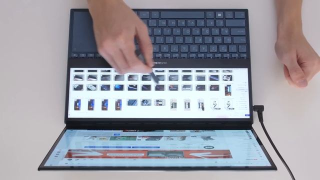 Ноутбук для монтажа с двумя экранами | ASUS ZenBook Pro Duo смотреть онлайн