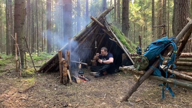 How To Make a WOODEN Cup KUKSA from BIRCH BURL into the FOREST without Power TOOLS смотреть онлайн