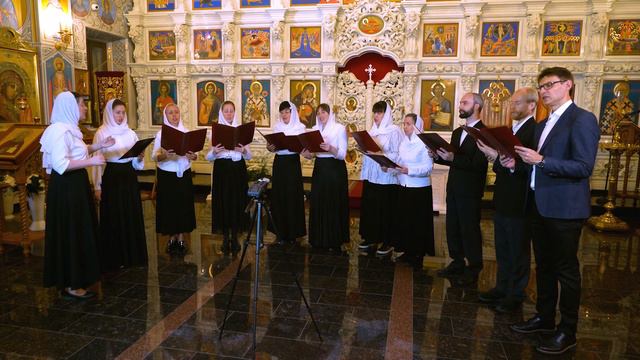 Школа церковного пения "ГЛАС". Старший хор. "Во Царствии Твоем" М. Фролова смотреть онлайн