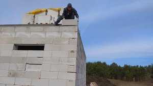 Кладка газобетона с НУЛЕВЫМ ШВОМ | Уровень плит