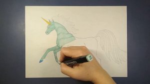 Как нарисовать ЕДИНОРОГА красиво?