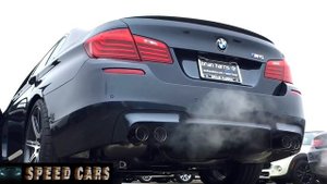 BMW F10 M5 V8 Exhaust Sound And Brutal Acceleration - Speed Cars