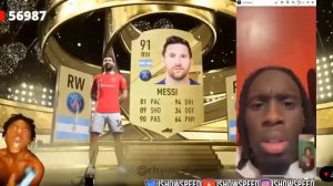Реакция IShowSpeed на МЕССИ в FIFA 22! 🤯