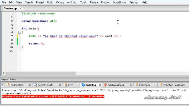 C++ Console Output with Cout | CPP Programming Tutorial