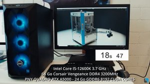 Blender Rendering - PC i5-12600K / PNY Quadro RTX A5000 24GB / 64GB Ram