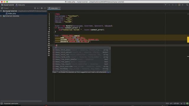 Уроки MySQL | Как создать таблицу. Mysqli, PDO.