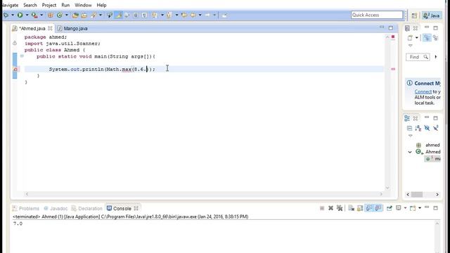 Java Programming Tutorial  24  Math Class Methods