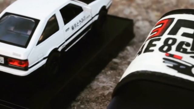 InitialD themed customised slides. ae86initiald