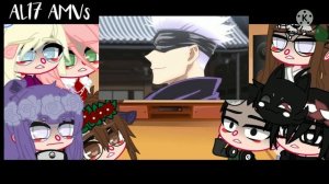 •Naruto friend's react to naruto as Gojo•1/1 //cringe\\