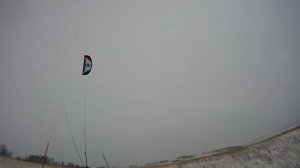 Тест универсального кайта Flysurfer Viron 6m в рваный сильный ветер.