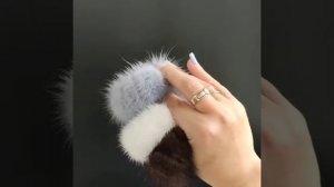 Резинки из меха норки