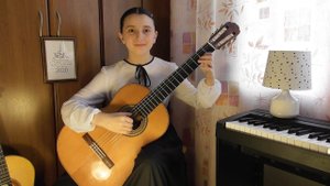 V Международный конкурс “Классическая гитара”. Ракушина Елизавета, II группа. Москва, Россия.