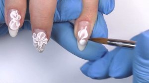 Дизайн ногтей лепка акрилом цветок. Попробуй повтори этот простой и модный маникюр 2017