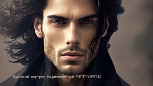 Мужской портрет, нарисованный НЕЙРОСЕТЬЮ*