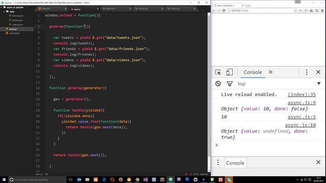 Asynchronous JavaScript #5 - Generators смотреть онлайн