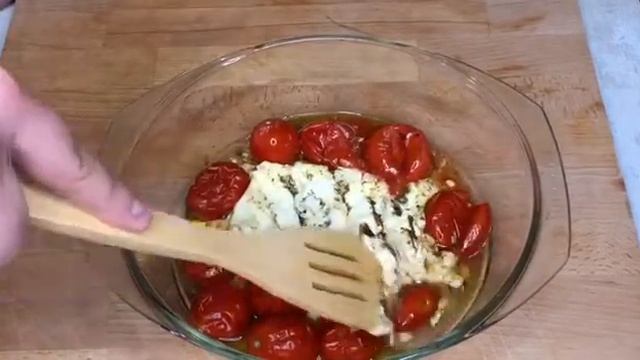 Паста с сыром Фета и томатами Черри. Самый известный рецепт из ТИК ТОКА. смотреть онлайн