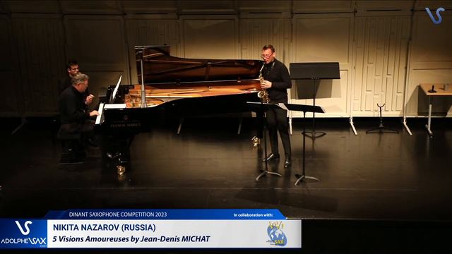 Nikita NAZAROV (Russia) plays 5 Visions Amoureuses by J.D. MICHAT смотреть онлайн