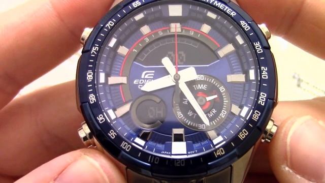 Часы Casio EDIFICE ERA-600RR-2A - Инструкция, как настроить от PresidentWatches.Ru смотреть онлайн