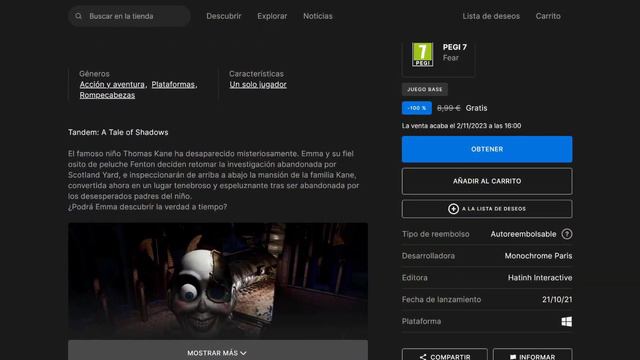 The Evil Within 2 GRATIS para PC! JUEGOS GRATIS DE LA SEMANA -GRATIS EPIC GAMES STORE -Tandem GRATI смотреть онлайн